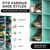 Hanging Shoe Organizer Simple Houseware 24-Section Fabric-3