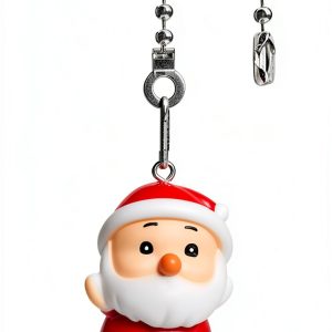 OMYZERO Ceiling Fan Pull Chain Art Deco Resin Santa Ornament-0