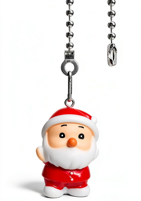 OMYZERO Ceiling Fan Pull Chain Art Deco Resin Santa Ornament-0