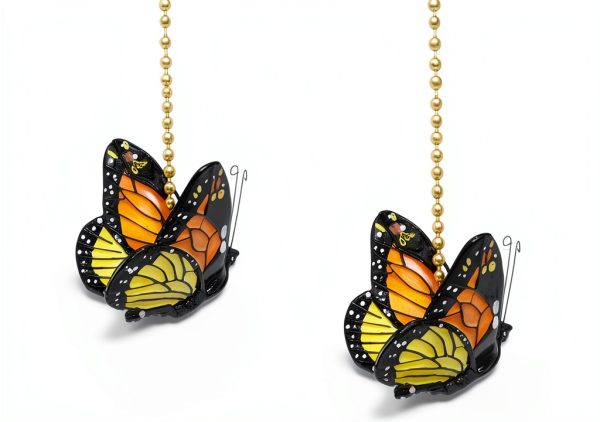 Ceiling Fan Pull Chain Ornament WeeZ Butterfly Extension-0