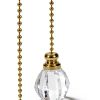 Ceiling Fan Pull Chain Ornaments Gold Ball UTALIND-1