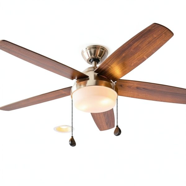 Patelai Ceiling Fan Chain Retro Black Copper Ventilating-2