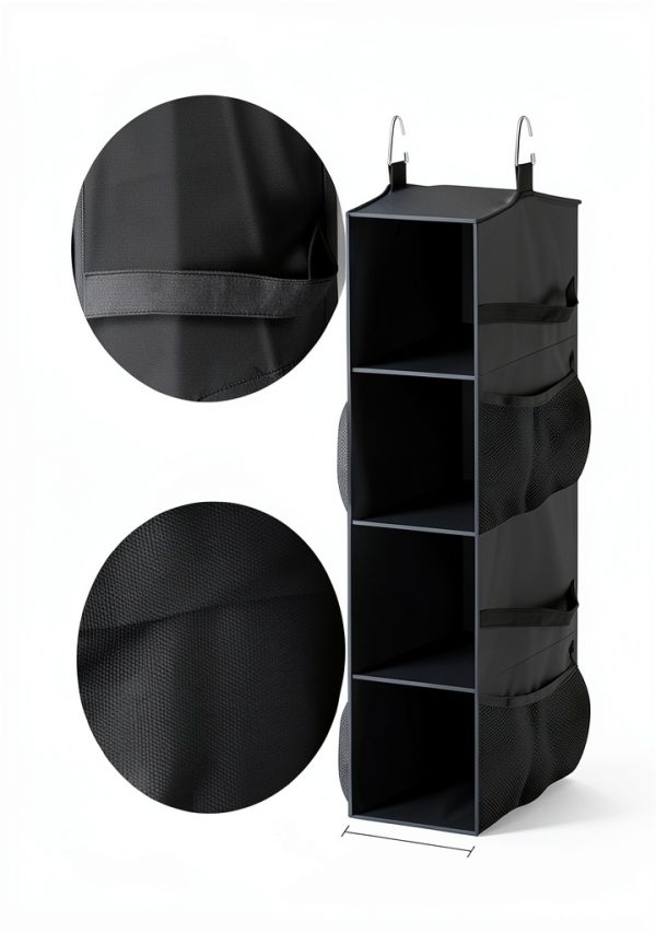 Hanging Shoe Organizer Sleeping Lamb Foldable Closet Storage-4