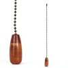 Hordion Wooden Ceiling Fan Pull Chain Vintage Adjustable-1