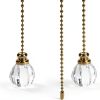 Ceiling Fan Pull Chain Ornaments Gold Ball UTALIND-0