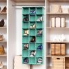 Hanging Shoe Organizer Simple Houseware 24-Section Fabric-1