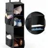 Hanging Shoe Organizer Sleeping Lamb Foldable Closet Storage-5