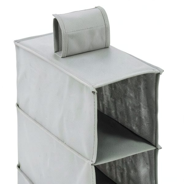 Amazon Basics Hanging Shoe Organizer Collapsible 8 Tier-4