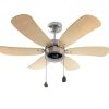 Patelai Ceiling Fan Chain Retro Black Copper Ventilating-4