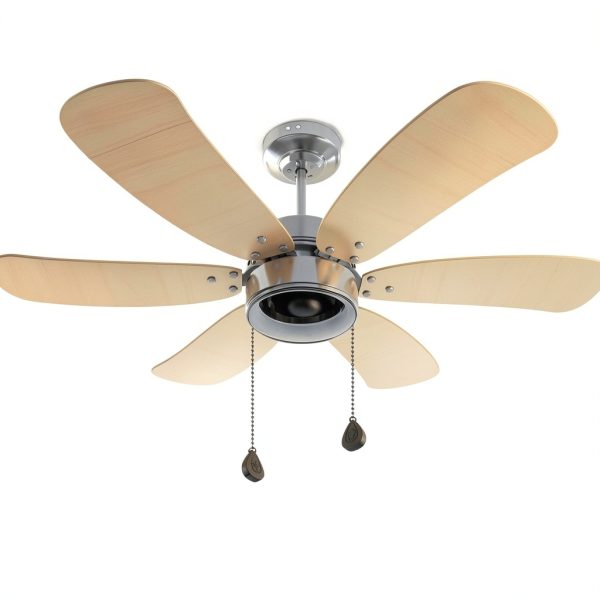 Patelai Ceiling Fan Chain Retro Black Copper Ventilating-4