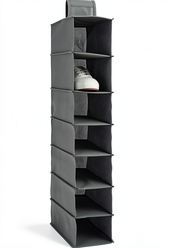 Amazon Basics Hanging Shoe Organizer Collapsible 8 Tier-0