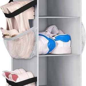 Sleeping Lamb Hanging Shoe Organizer Grey Waterproof 16-0
