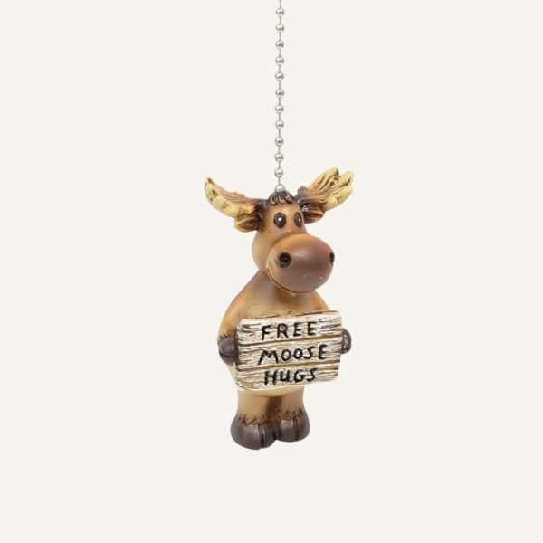 Marco Ceiling Fan Pull Chain Moose Ornament Rustic Decor-5
