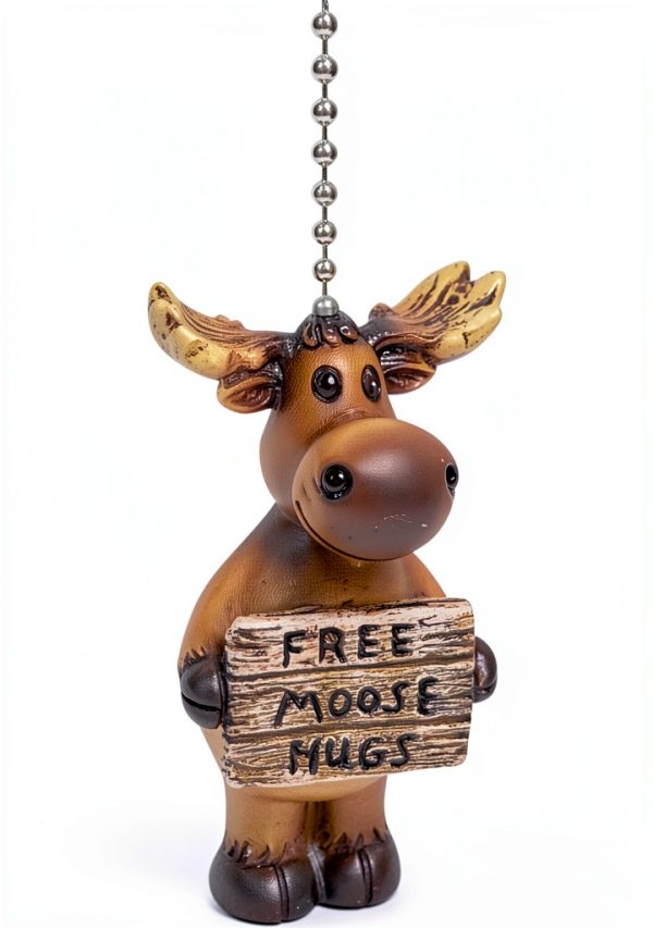 Marco Ceiling Fan Pull Chain Moose Ornament Rustic Decor-0