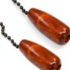 Hordion Wooden Ceiling Fan Pull Chain Vintage Adjustable-3