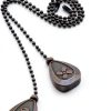 Patelai Ceiling Fan Chain Retro Black Copper Ventilating-6
