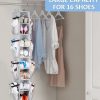 Sleeping Lamb Hanging Shoe Organizer Grey Waterproof 16-1