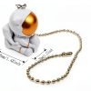 Hyamass Ceiling Fan Pull Chain Gold Spaceman Rocket Charm-2
