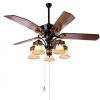 Ceiling Fan Pull Chain Ornaments Gold Ball UTALIND-7