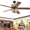 Ceiling Fan Pull Chain Ornaments Gold Ball UTALIND-3