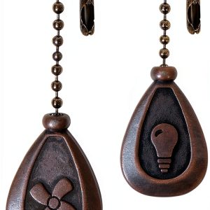 Ceiling Fan Pull Chain Extender SmoTecQ Rustic-0