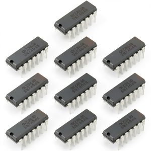 10pcs SN7404N Hex Inverter IC 6-Channel Logic Gate Chip PDIP-14 for 5V Digital Signal Processing Applications-0