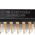 SN74HC14N TI 74HC14 Hex Schmitt Trigger Inverter IC DIP 14 Pack of 10-0