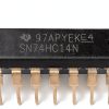 SN74HC14N TI Hex Schmitt-Trigger Inverter DIP-14 Pack of 5 Low Power-1