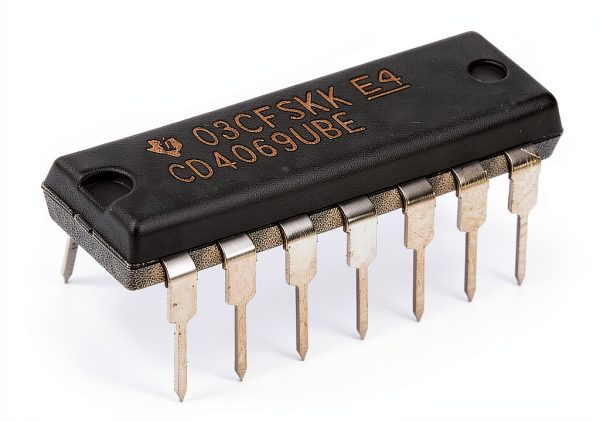 CD4069UBE CD4069 CMOS Hex Inverter Breadboard-Friendly IC DIP-14 (Pack of 10)-0