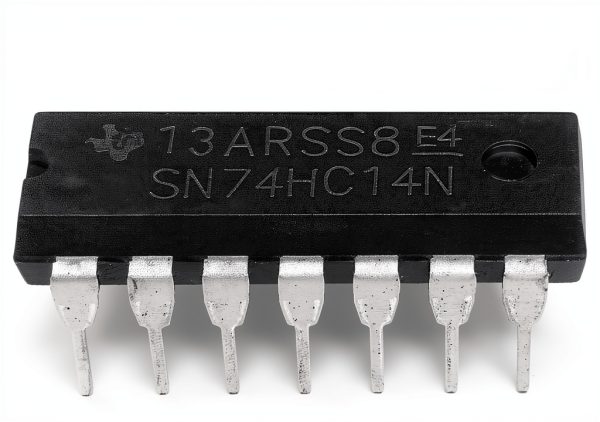 SN74HC14N 74HC14 Hex Schmitt-Trigger Inverters DIP-14 IC & DIP Sockets Machined Round Contact Pins Holes Pitch 2.54mm DIP 14 Breadboard-Friendly (Pack of 6)-5
