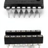SN74HC14N 74HC14 Hex Schmitt-Trigger Inverters DIP-14 IC & DIP Sockets Machined Round Contact Pins Holes Pitch 2.54mm DIP 14 Breadboard-Friendly (Pack of 6)-1