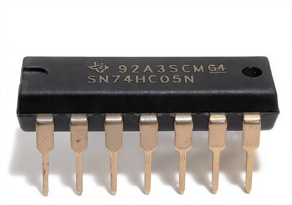 SN74HC05N TI Inverter IC DIP-14 with Open-Drain Outputs Pack of 10-4
